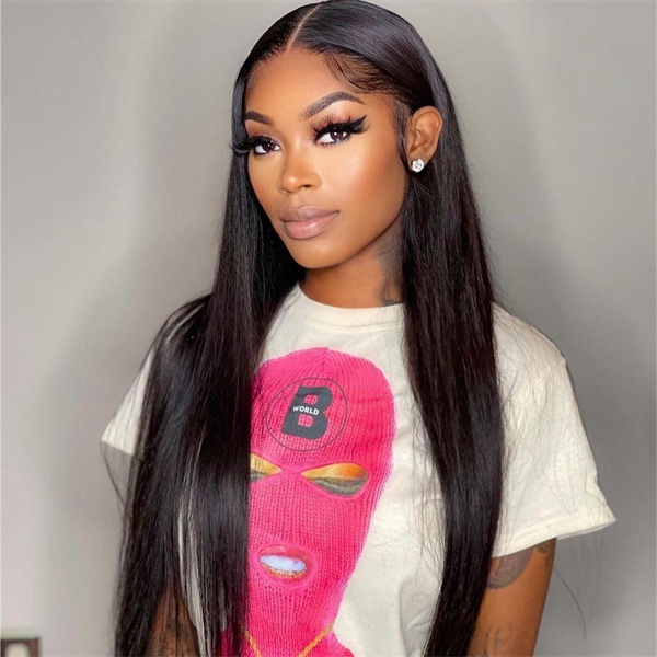 Straight Human Hair Full Lace Wig